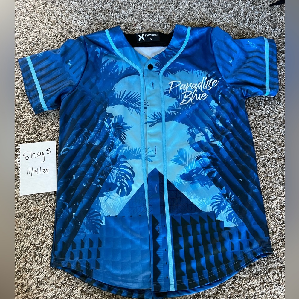 Excision Paradise Blue 2022 Jersey Small
